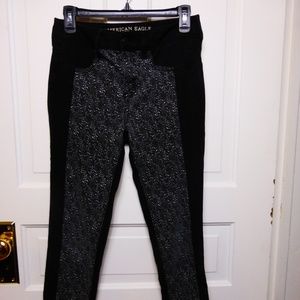 American Eagle Outfitters Black Hi-Rise Jeggings